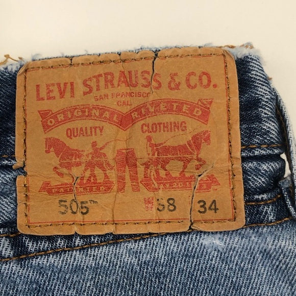 Men Levi’s Jeans Blue Men jeans Size 38x34 - Picture 3 of 10